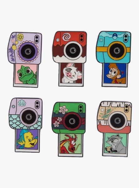 Loungefly Disney Princess Instant Photo Blind Box Enamel Pin Hot Topic Exclusive