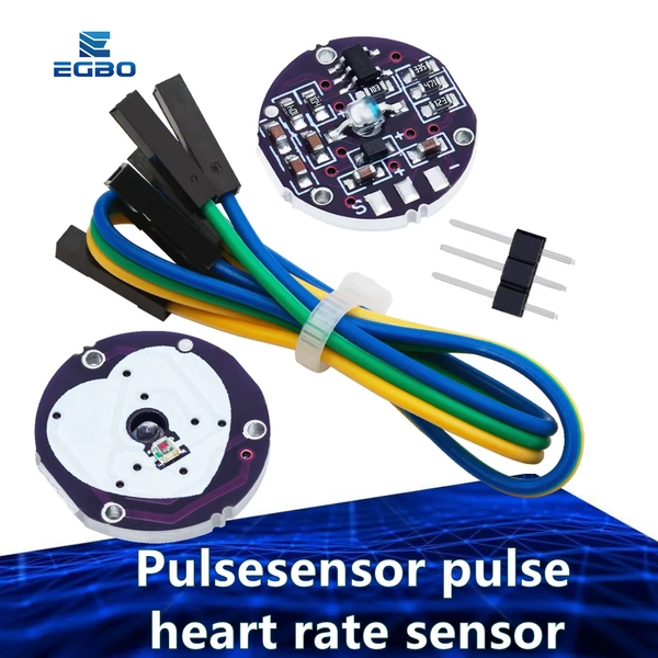 1 ~ 10 قطعة EGBO Pulsesensor نبض معدل ضربات القلب الاستشعار لاردوينو مفتوح المصدر الأجهزة تطوير نبض الاستشعار - AliExpress 502