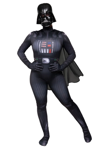 Women's Darth Vader Zentai Suit Fancy Dress Costume | Star Wars Fancy Dress Costumes