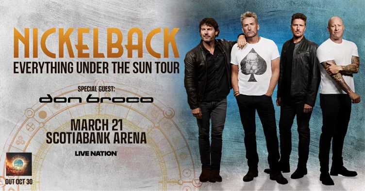 Nickelback is coming to Toronto. Please send me to see one of my favourite bands 