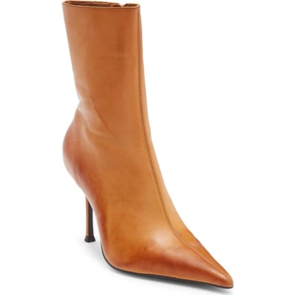 Jeffrey Campbell Daring Bootie in Tan Ruboff at Nordstrom, Size 11