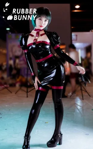 RubberBunny Latex Dress₊˚⊹♡