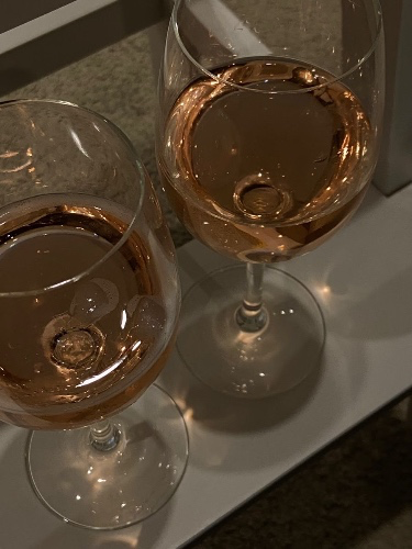 bottle of rosé wine £20