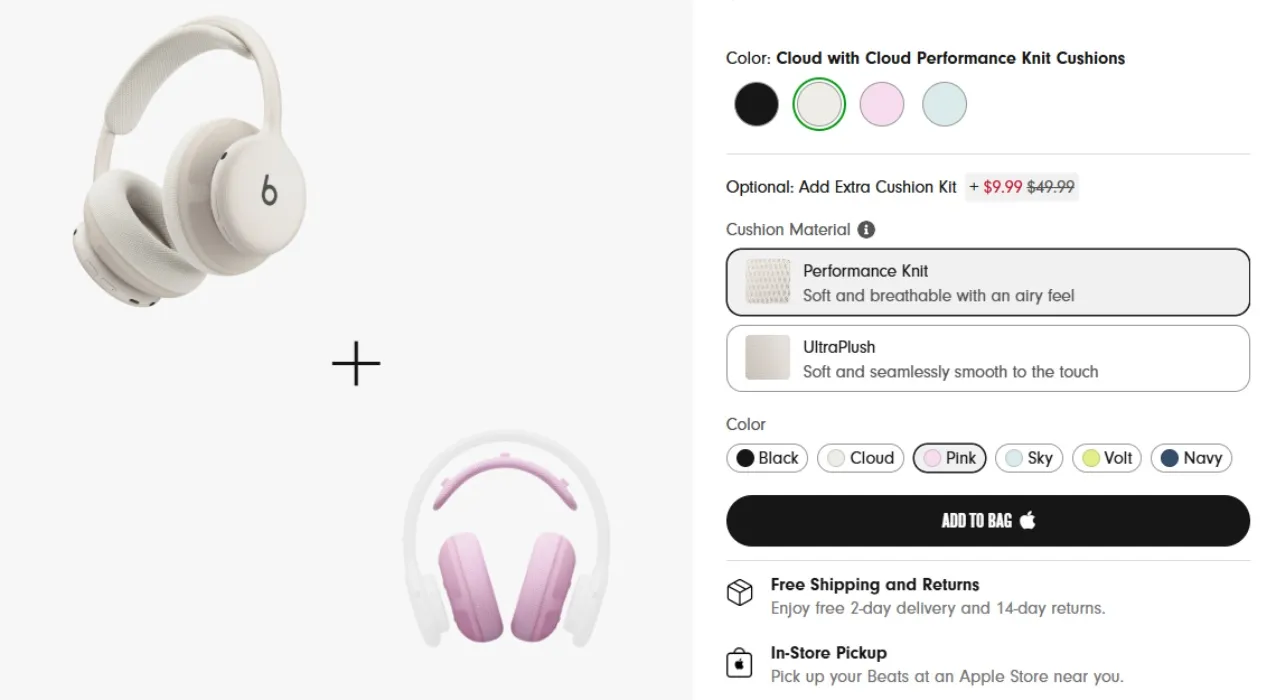 Beats 360 - Cloud with Cloud Performance Knit Cushions