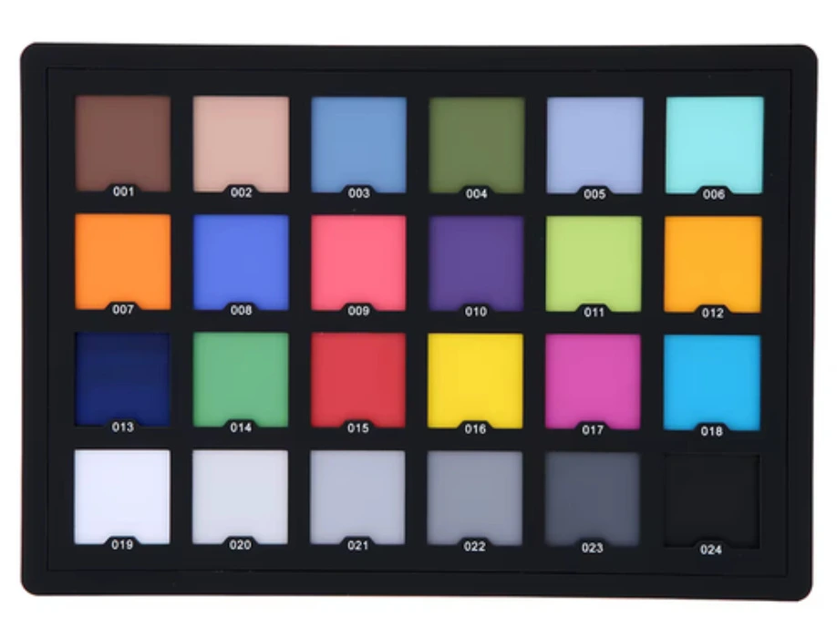 Color Checker para grabaciones IRL