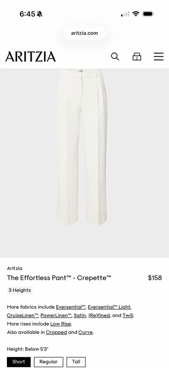 Aritzia pants 