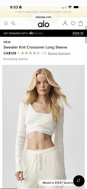 Alo xs top 
