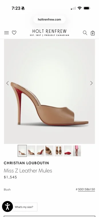 36.5 miss Z Mule heels 