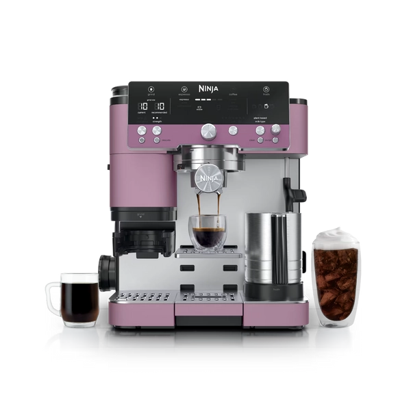 Ninja Luxe™ Café Premier Espresso Machine in Raspberry Blush