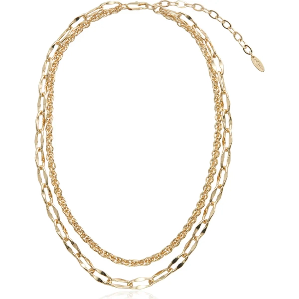 Ettika Layered Chain Necklace in Gold at Nordstrom Rack