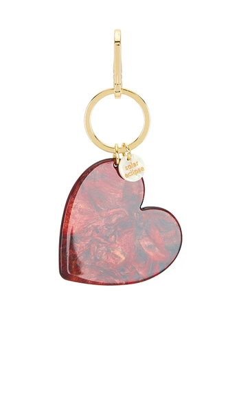 Limited Edition Handmade Heart Bag Charm + Keychain