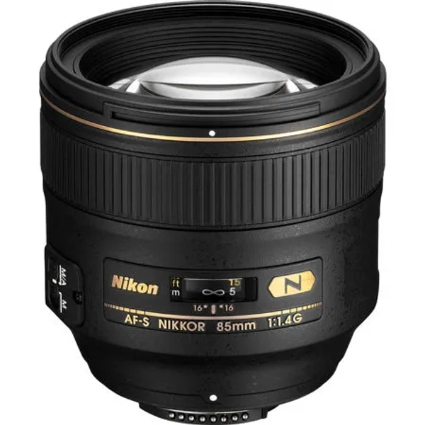 Nikon 85mm f/1.4G IF AF-S NIKKOR Lens