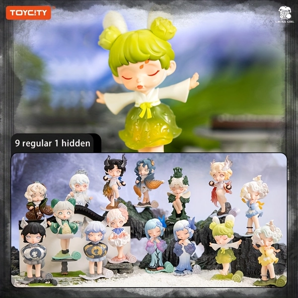 Toycity'S Mystical Realm Series Blind Box Figures, Officially Licensed, Feature Color-Changing Hidden Variants. They Are Perfect for Home Decor And Holiday Gifts, with One Randomly Sent. The Chance of Receiving a Hidden Variant Is 1 in 108, Making Them Collectible Mini Statues.