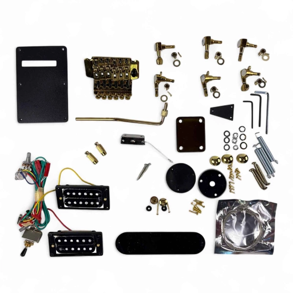 Guitar Parts Full Set - Gold Tone Razor