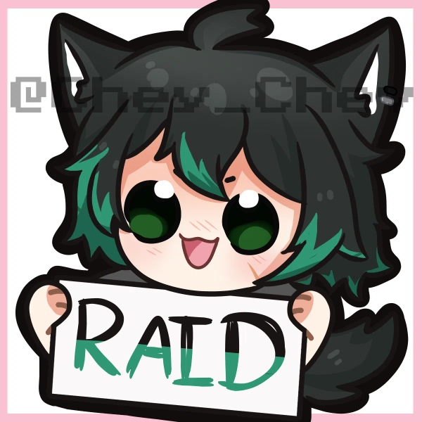 [Surprise Me/Skeb style] Raid Sign/Custom Text by CheyChev (@CheyChev)