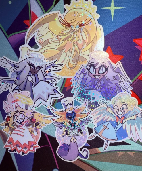 Heavenly Crew | Hazbin Hotel Inspired Vinyl Stickers - Etsy
