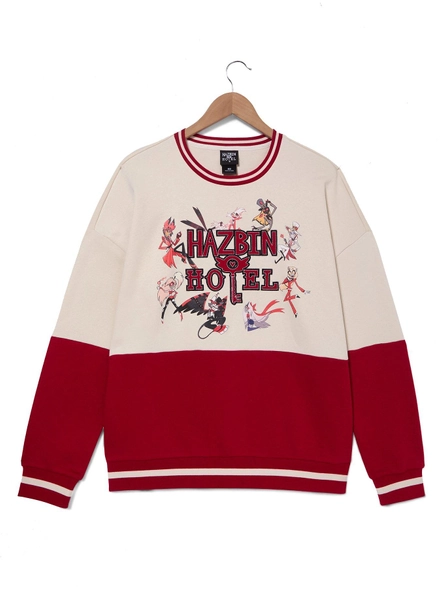 Hazbin Hotel Characters Panel Crewneck - BoxLunch Exclusive