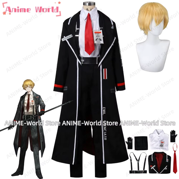《Custom Size》Anime Limbus Company Sinclair Cosplay Costume Uniform Clothing Halloween Carnival Part Wig - AliExpress 200000532