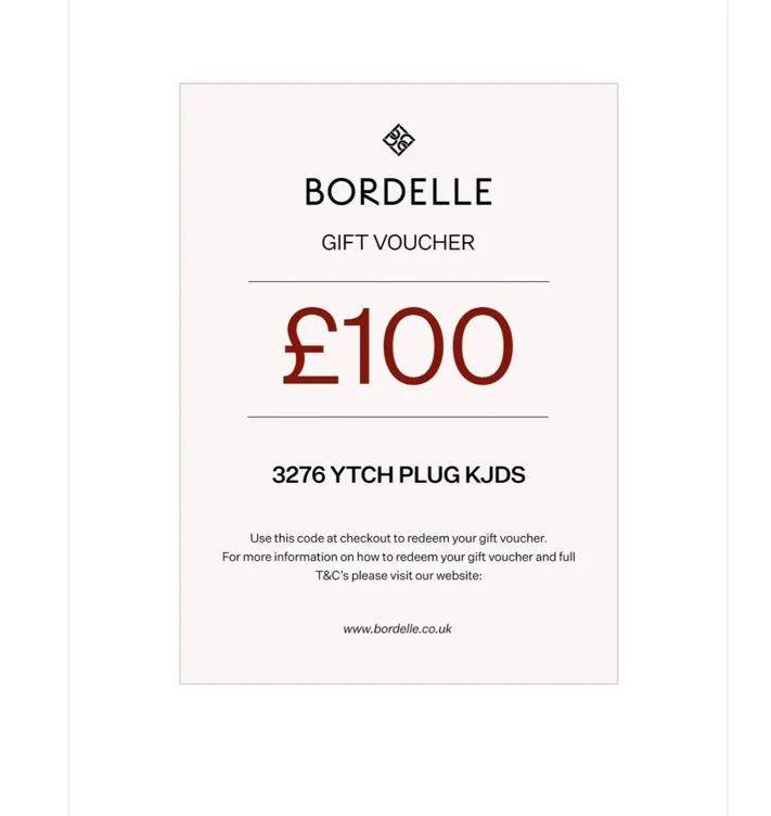 Virtual Gift Voucher