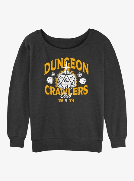 Dungeons & Dragons Dungeon Crawlers Club Girls Slouchy Sweatshirt