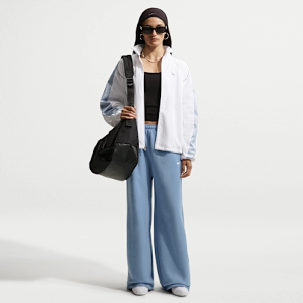 Nike Studio Fleece Medium Weight Women's Mid-Rise Wide-Leg Pants