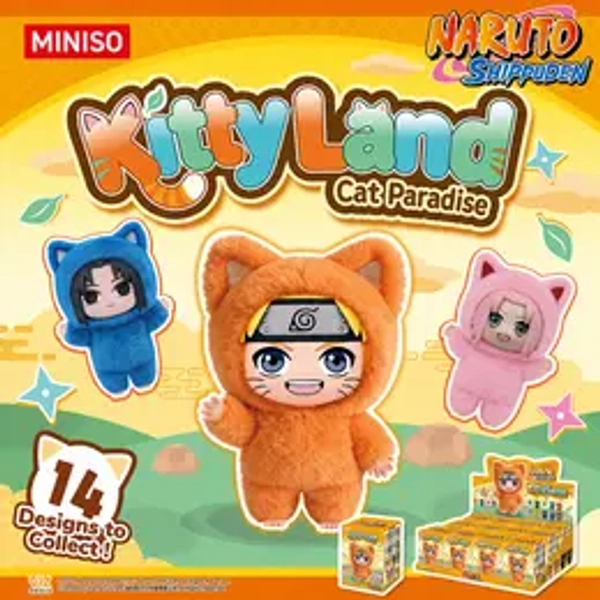 Naruto Shippuden Cat Paradise Series Blind Box Cute Cat-Style Character Figures With Delicate Details Lovely Desktop Ornaments Wonderful Collectibles And Gifts For Anime Fans summerwins