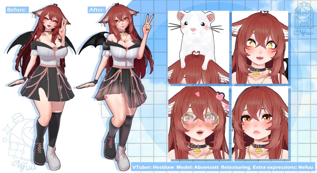 SPORT OUTFIT | New outfit for Nanna | 3D Model Outfit or Hairstyle | VRoid + Blender by Nefuu (@Nefuu)