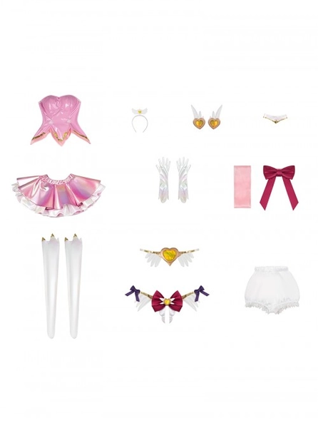 Game Overwatch Juno Magical Girl Halloween Cosplay Costume Set