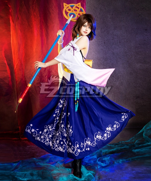 FF10 Yuna Cosplay Costume