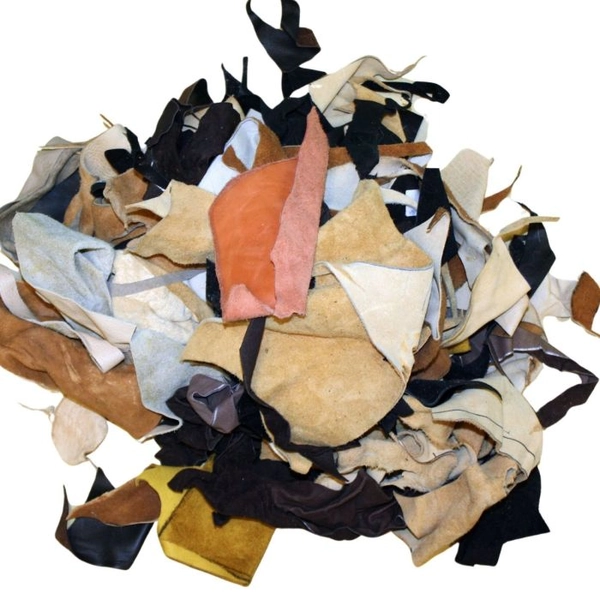 Leather Pieces | Leather Trimmings | Leather Scraps - One Pound