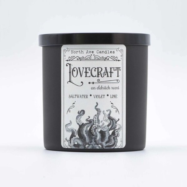 Lovecraft Book Candle, Gothic Horror Decor, Kraken - Etsy