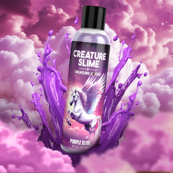 Purple Creature Slime Water-Based Lubricant - 8oz - Creature Cocks
