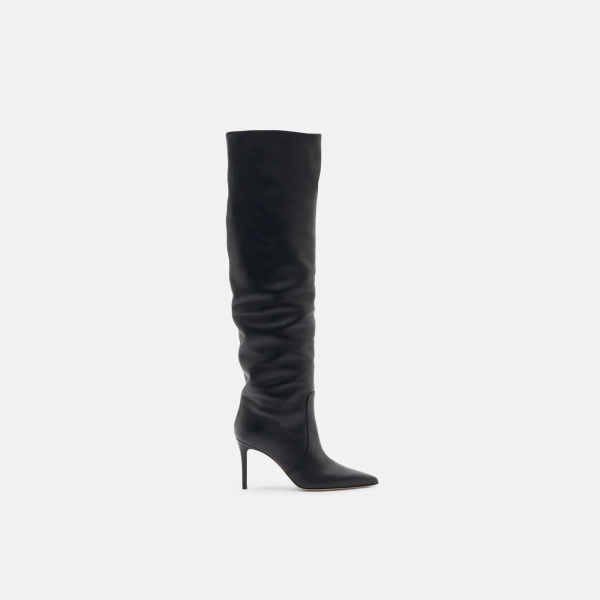 Scarosso Carra Black - Woman Boots & Chelsea Boots Black - Calf 38,5 38,5