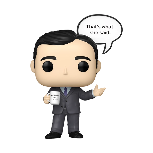 Pop! Michael Scott (That's what she said)