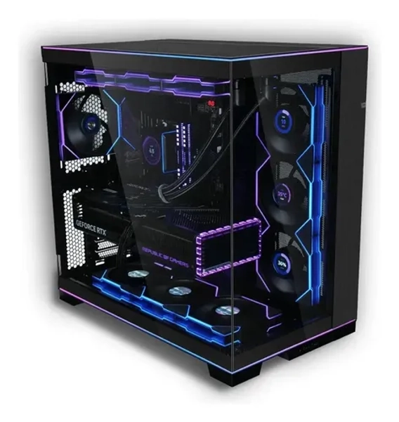 Gabinete Gamer Lian Li O11 Dynamic Evo Rgb Preto Vidro Temp. - Preto