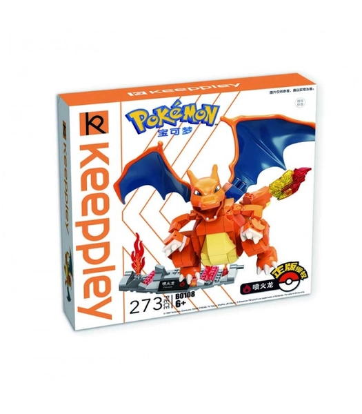 Keeppley Pokemon B0108 Charizard Qman Building Blocks Toy Set - BuildingToyStore.com