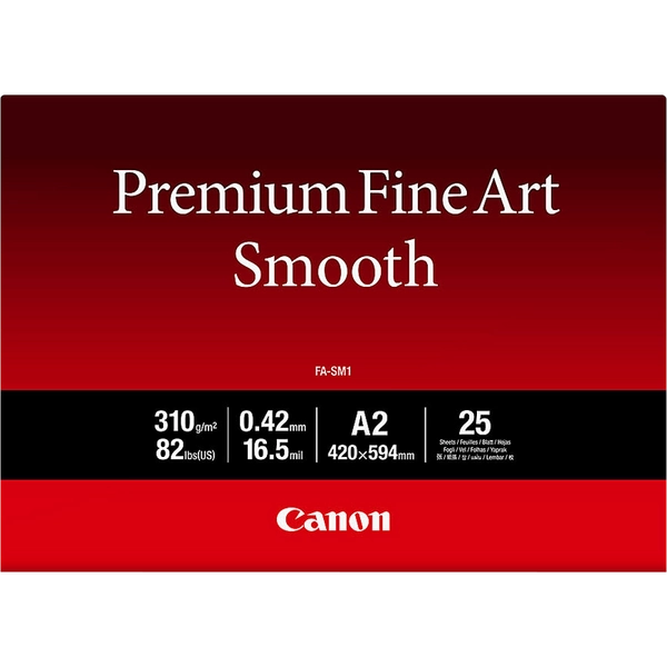 Canon FA-SM1 Premium Fine Art Smooth Paper A2 – 25 ark