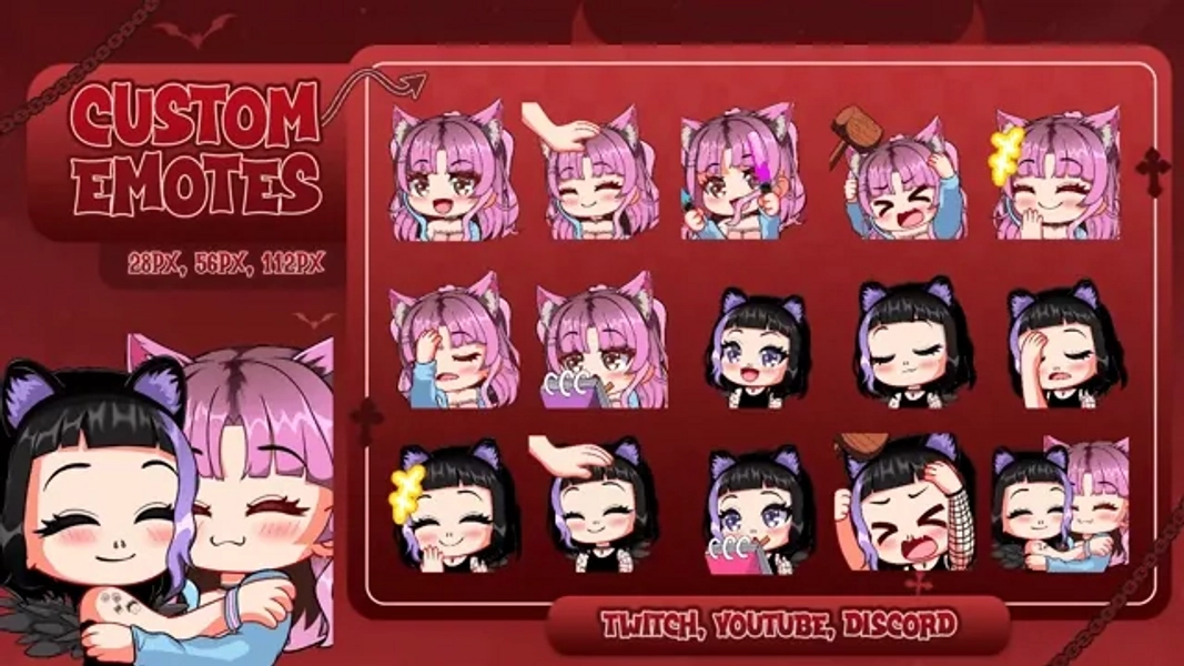 Emotes by Fukosora Studio (@FukosoraStudio)