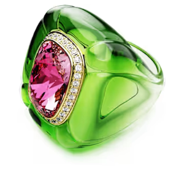 Dulcis cocktail ring, Cushion cut, Pavé, Multicoloured