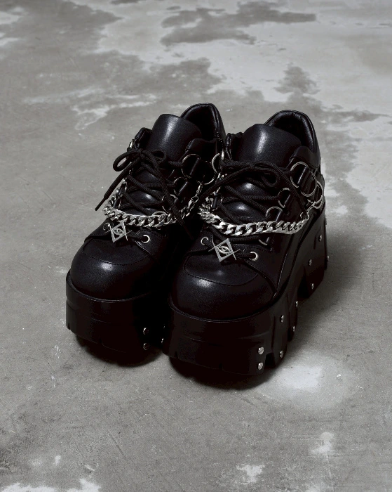 [ACRO TOKYO][REFLEM] Platform Shoes with Chain