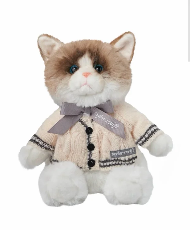 Taylor Swift Cat Plush Holiday Folklore Cardigan Benjamin Evermore INHAND