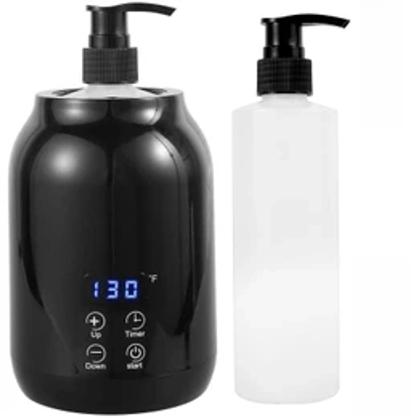 Massage Oil Warmer,Smart Touch Electric Lotion Warmer,Portable Massage Oil Warmer Bottle,Temperature Adjustable Cream Warmer for Home SPA Salon