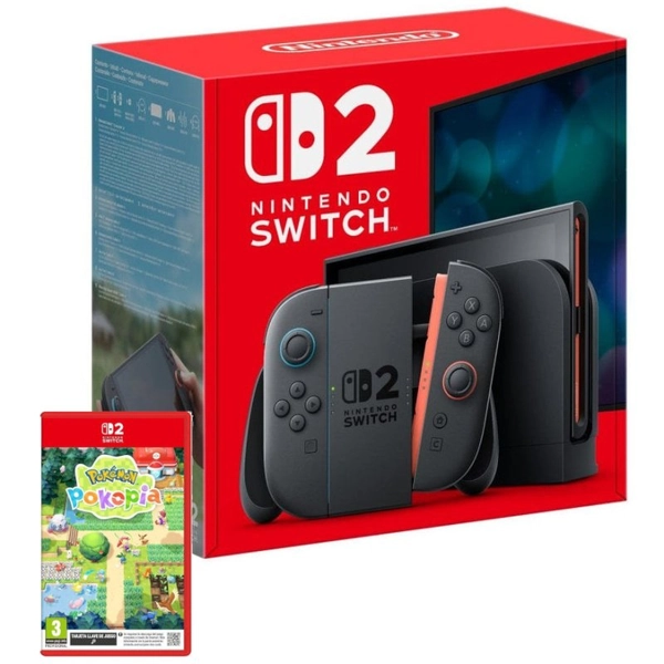 Nintendo Switch 2 7.9" FullHD HDR 120Hz 256GB Azul/Rojo + Pokemon Pokopia