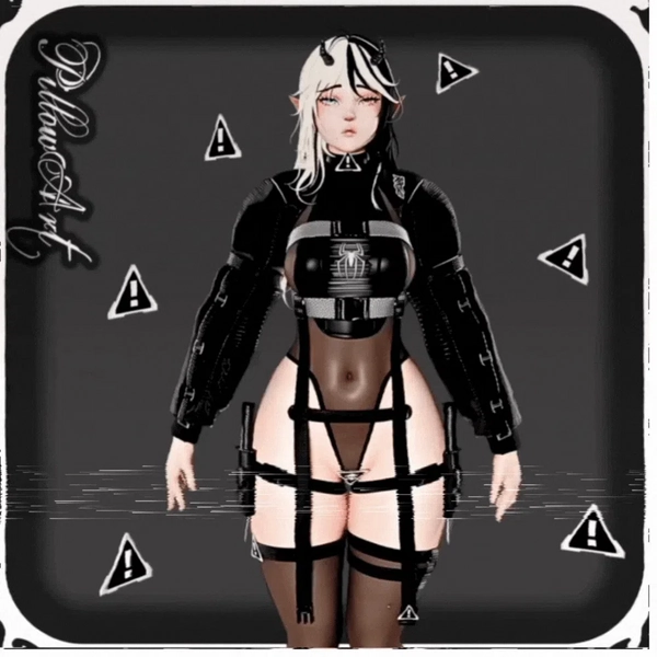 Venomous Glitch [TECH OUTFIT] [NEW] by PillowArt on Jinxxy