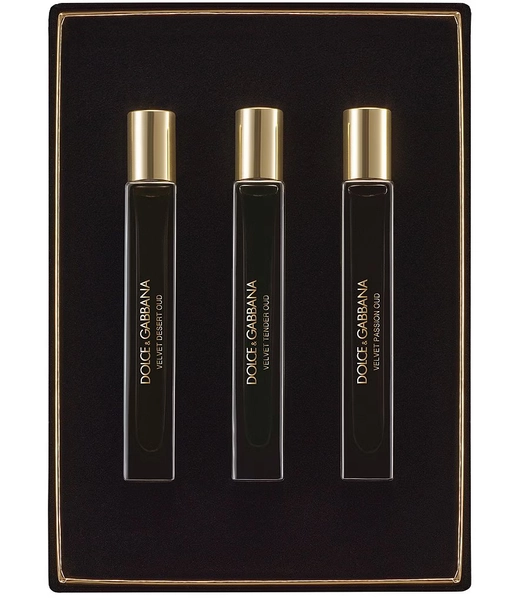 Dolce Gabbana Velvet Collection Oud Travel Set