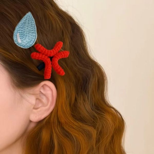 Anime Themed Angry/Sweaty Hair Pins