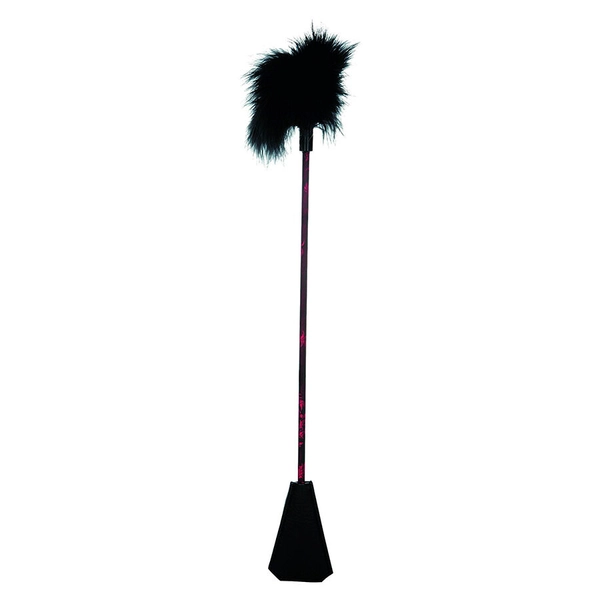 CALEXOTICS - SCANDAL BLACK FEATHER WHIP