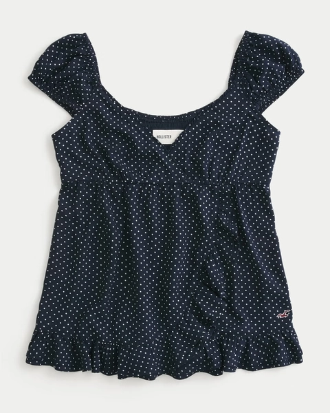 Easy Wrap Icon Babydoll Top
