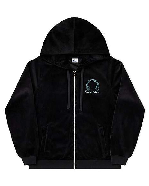 Kayla Malecc Hot Girl Winter Rhinestone Zip Hoodie