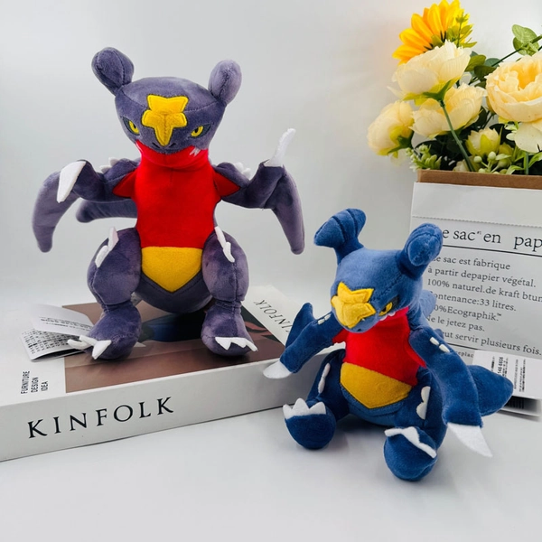 Garchomp Plush Soft Stuffed Toy Dragon Plushie - Blue